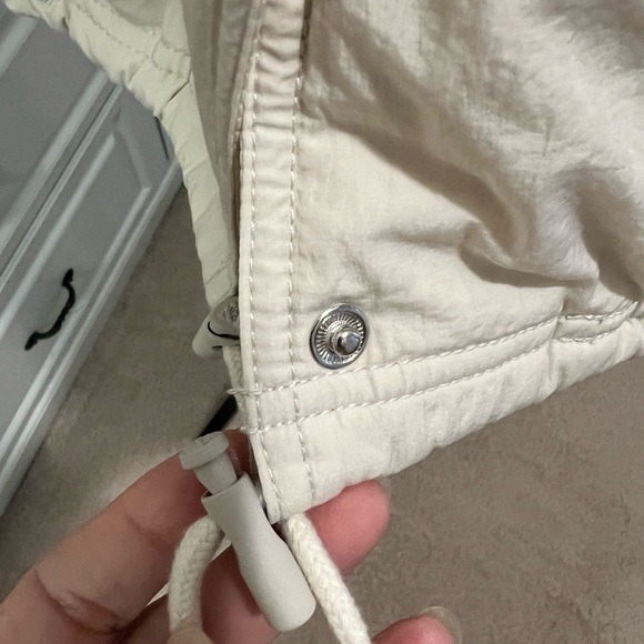 NWOT We the Free | Free People | Off the Bleachers Coaches Jacket Off White Sz S - Picture 13 of 15